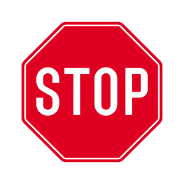 B 13 - Stop
