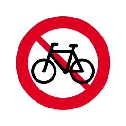 C25.1 - Cykel og lille knallert forbudt