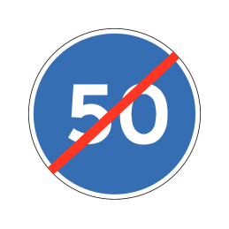 D56 - Ophør af mindste hastighed