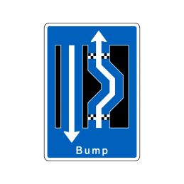 E16.3.22 - Dobbelt forsætning højre-venstre med bump