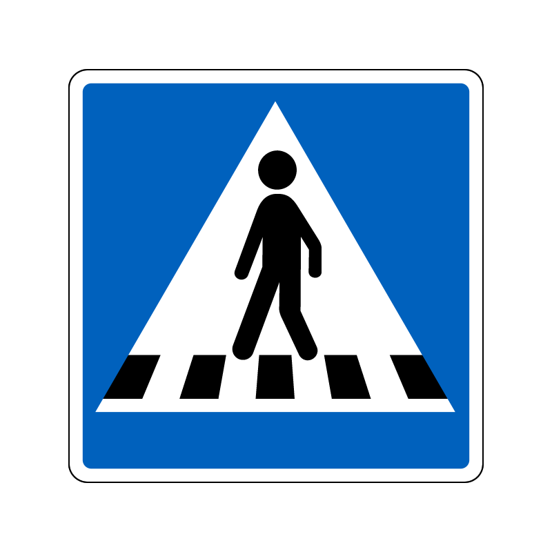 E17 - Fodgængerfelt