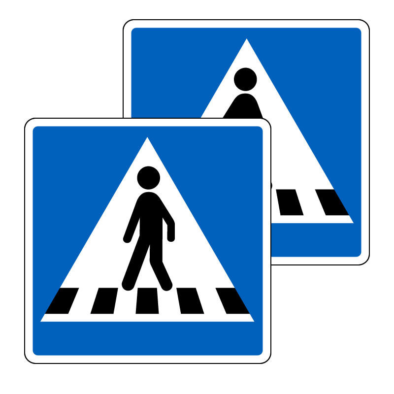 E17/E17.1 - Fodgængerfelt
