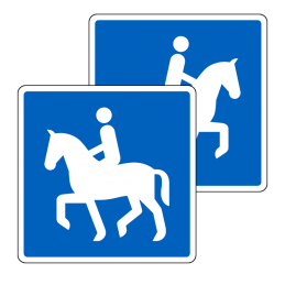 E21.3/E21.3 - Anbefalet rute for ridende