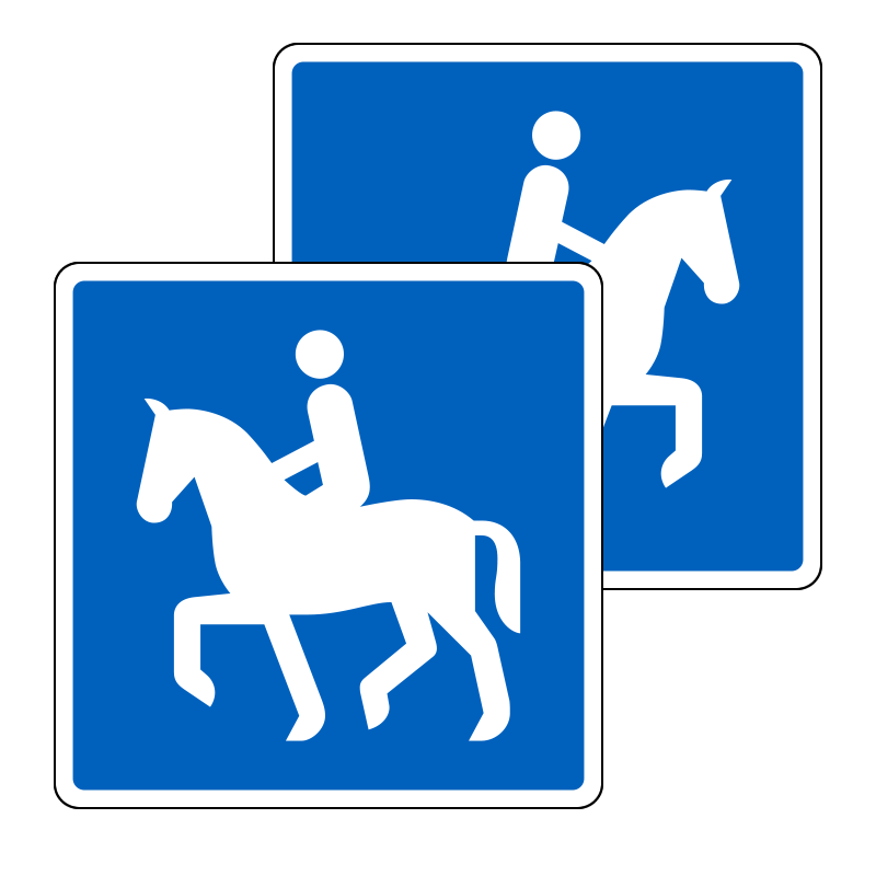 E21.3/E21.3 - Anbefalet rute for ridende