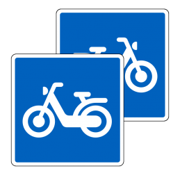 E21.4/E21.4 - Anbefalet rute for knallert