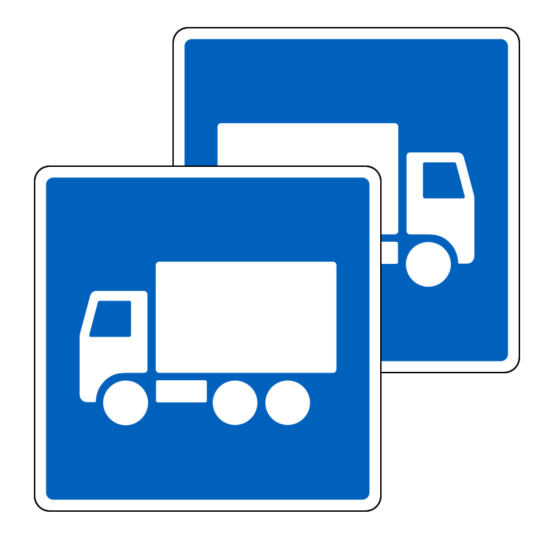 E22.1/E22.1 - Anbefalet rute for lastbiler