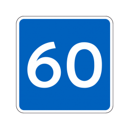 E39 - Anbefalet hastighed