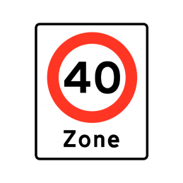 E68.4 - Zone med lokal hastighedsbegrænsning