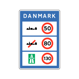 E80 - Generelle hastighedsbegrænsninger
