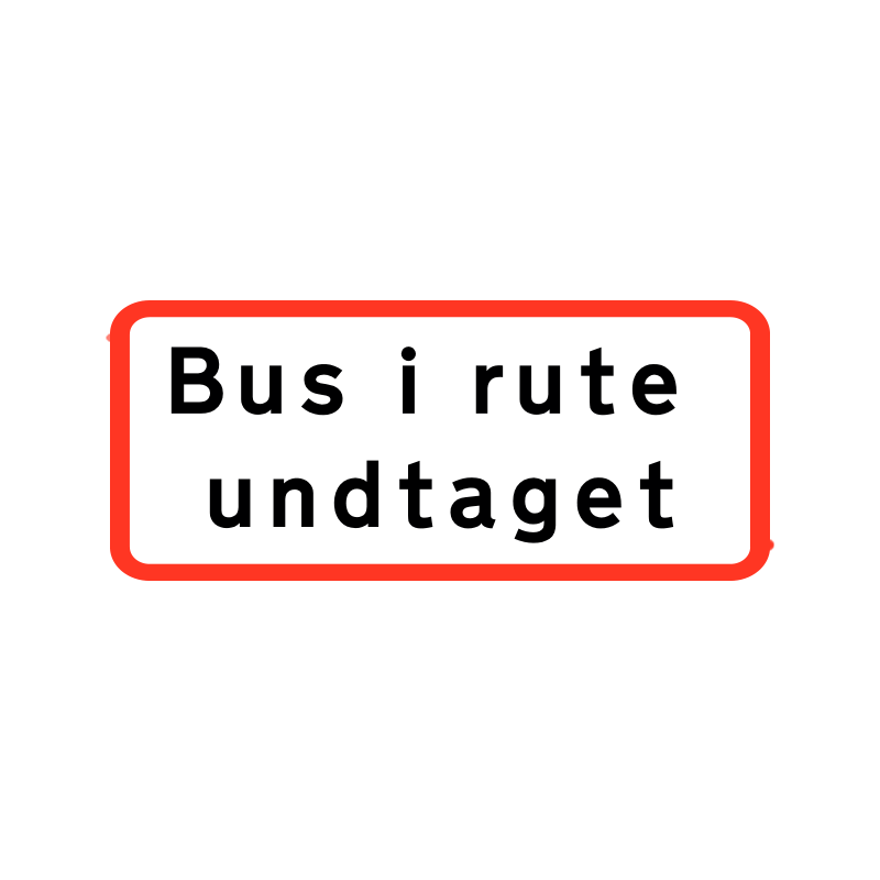 UC 20.3 - Bus i rute undtaget
