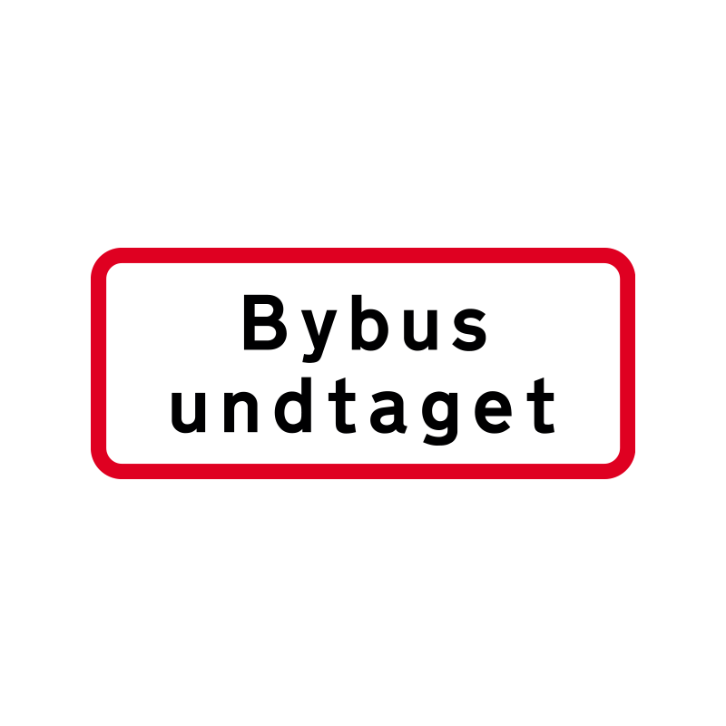 UC 20.5 - Bybus undtaget