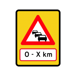 A20.1 - Kø i forbindelse med vejarbejde