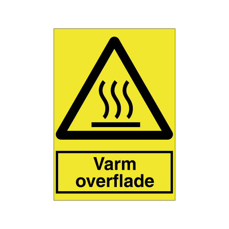 Varm overflade