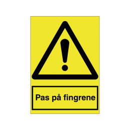 Pas på fingrene