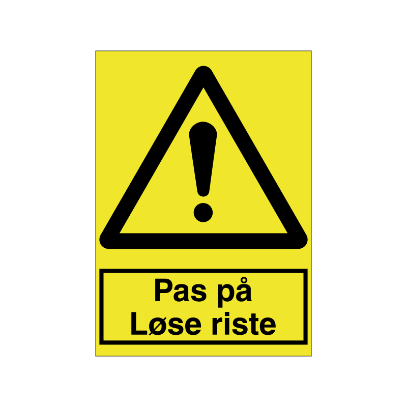 Pas på løse riste