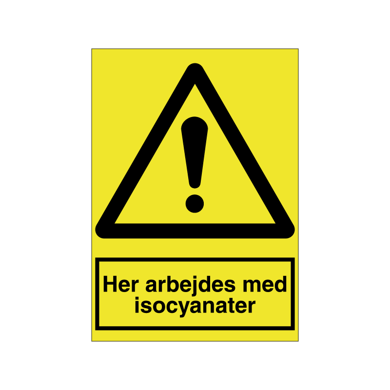 Her arbejdes med isocyanater
