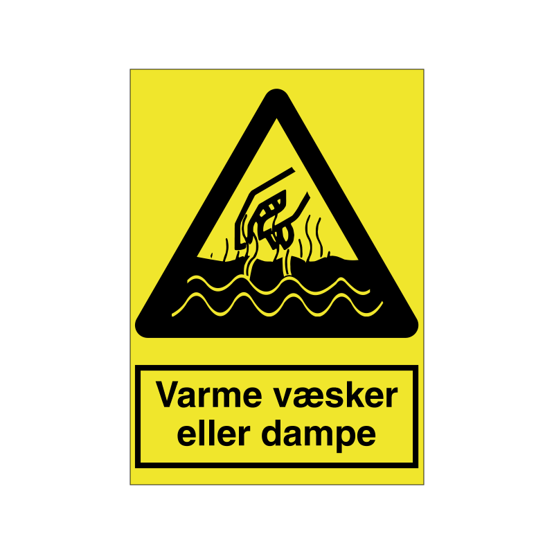 Varme væsker eller dampe