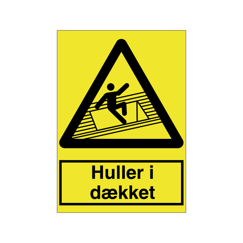Huller i dækket