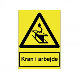 Kran i arbejde