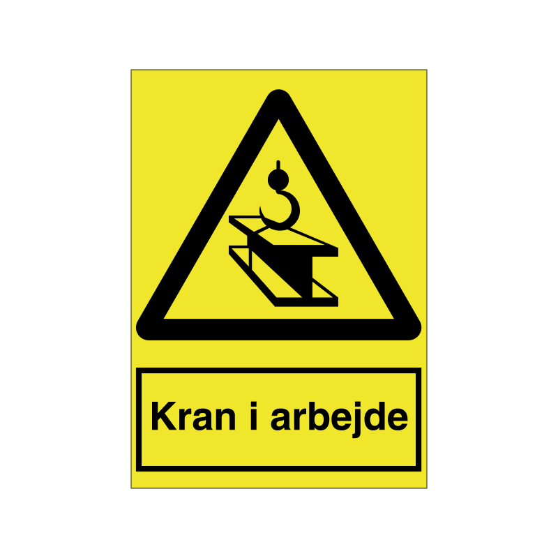 Kran i arbejde