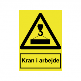 Kran i arbejde
