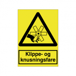 Klippe- og knusningsfare