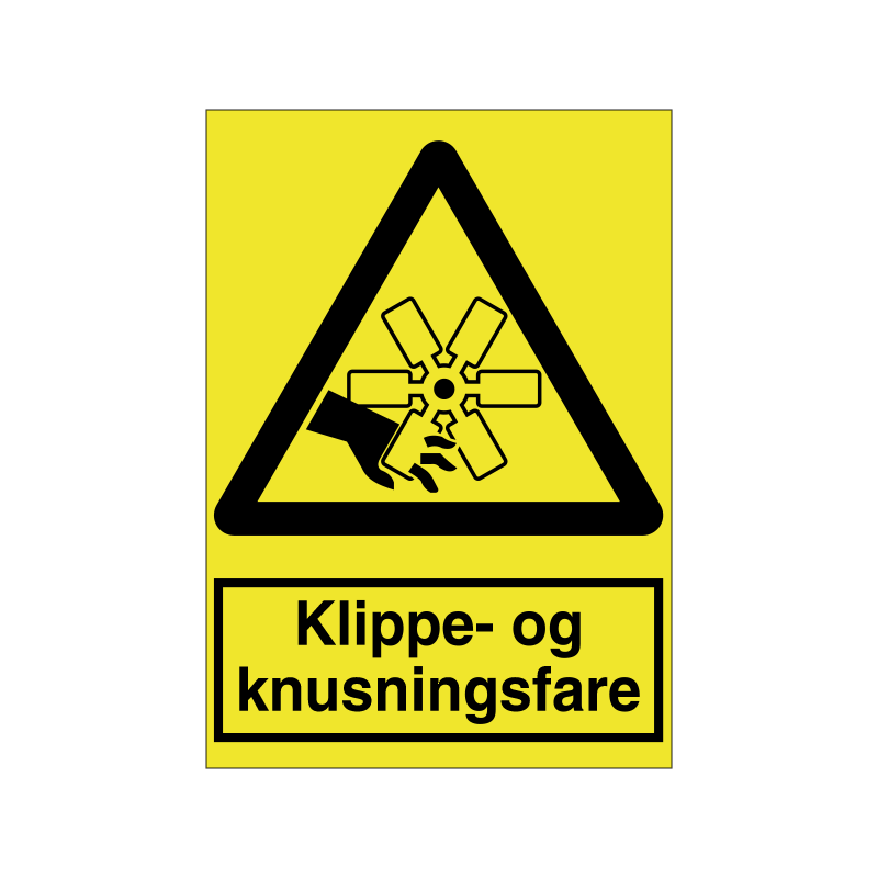 Klippe- og knusningsfare