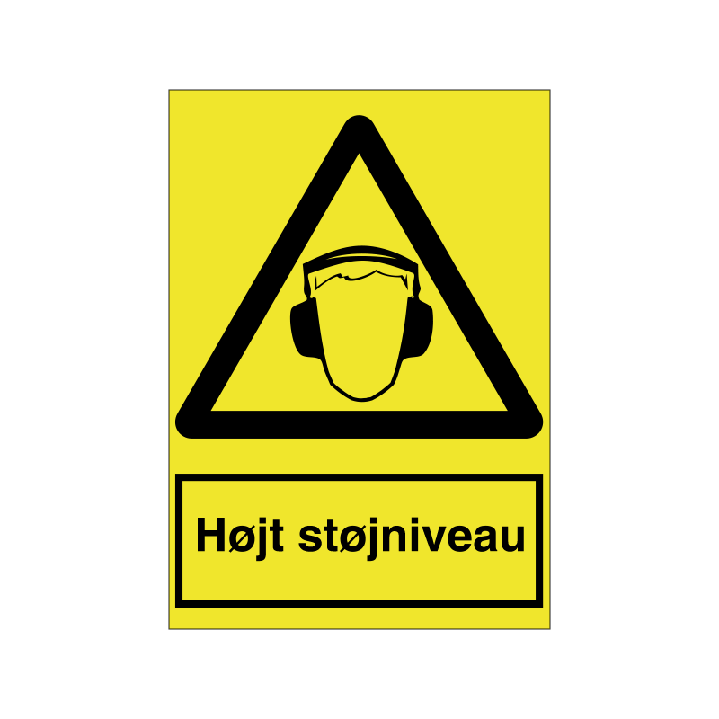 Højt støjnivaeu