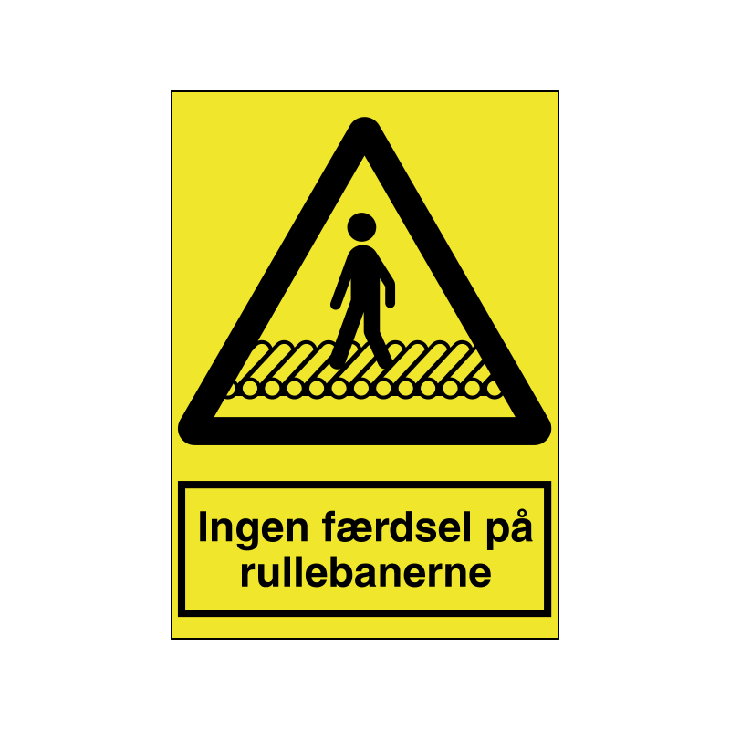 Ingen færdsel på rullebanerne