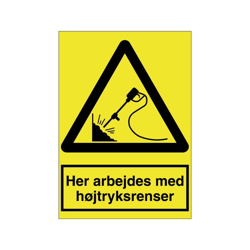 Her arbejdes med højtryksrenser