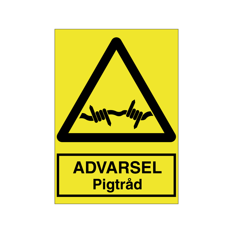 Advarsel pigtråd