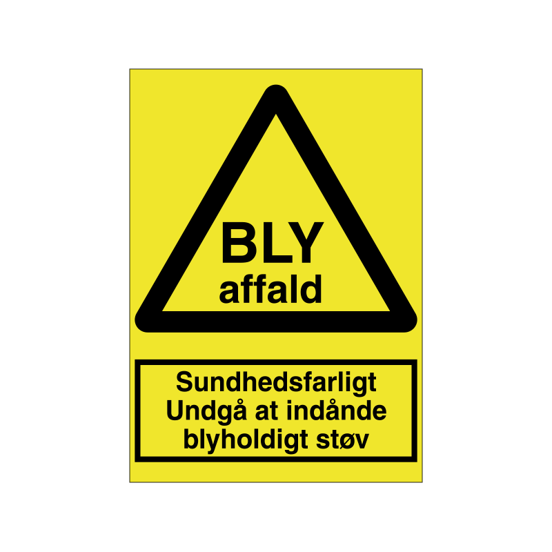 Bly affald