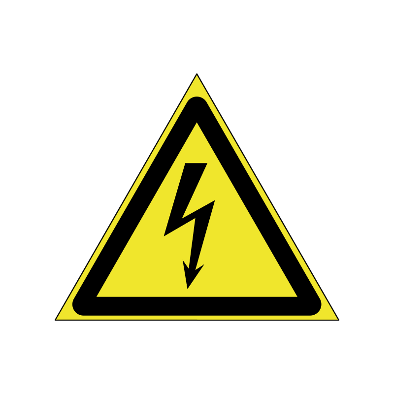 farlig elektrisk spænding