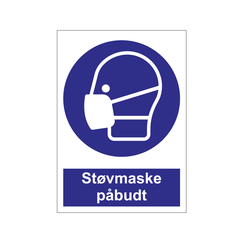 Støvmaske påbudt