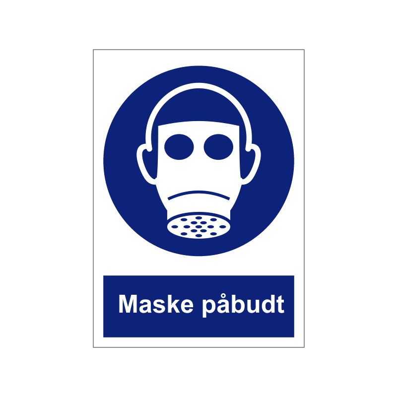 Maske påbudt