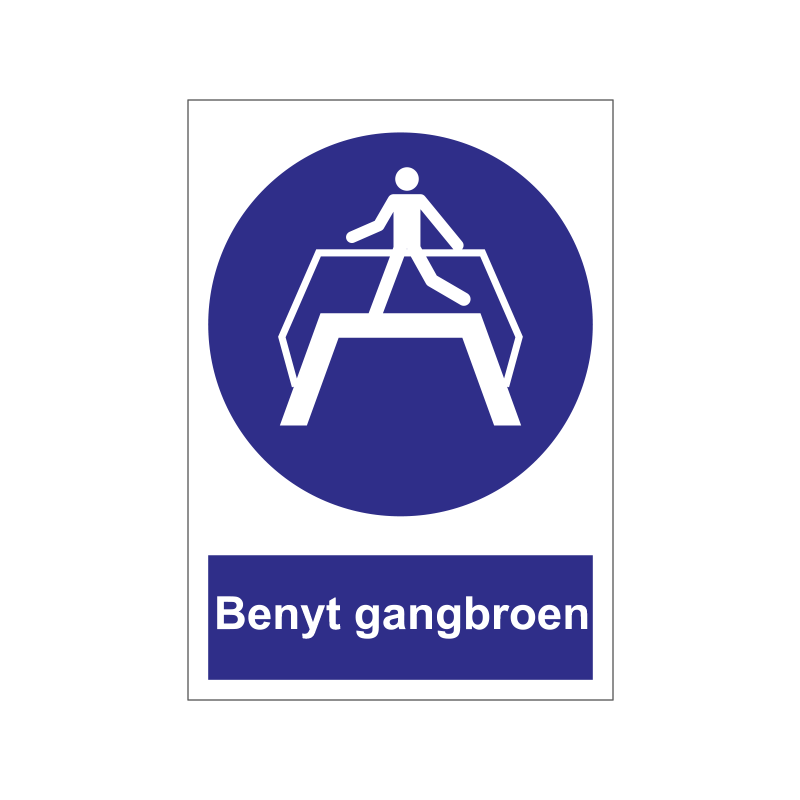 Benyt gangbroen