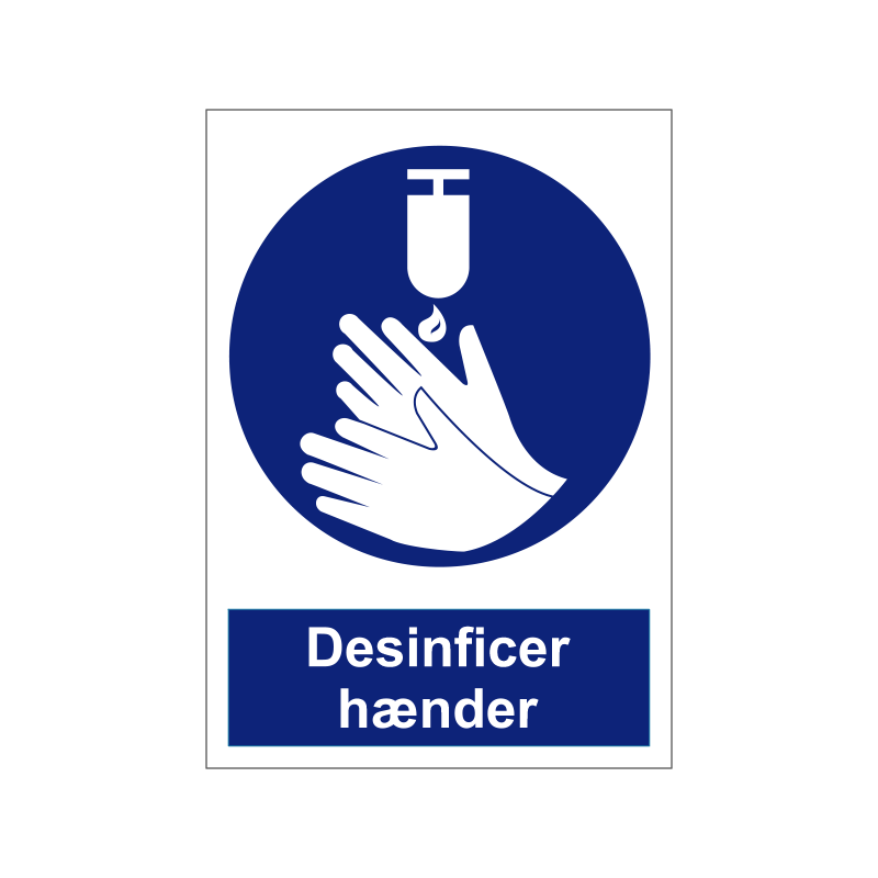 Desinficer hænder