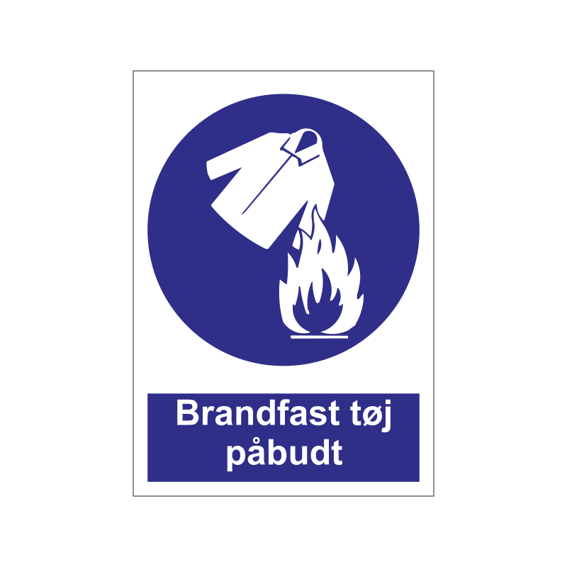 Brandfast tøj påbudt