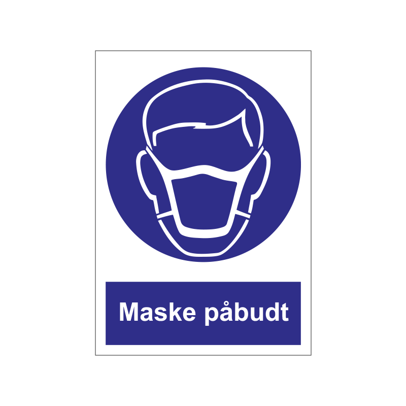 Maske påbudt