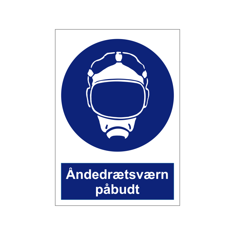 Åndedrætsværn påbudt