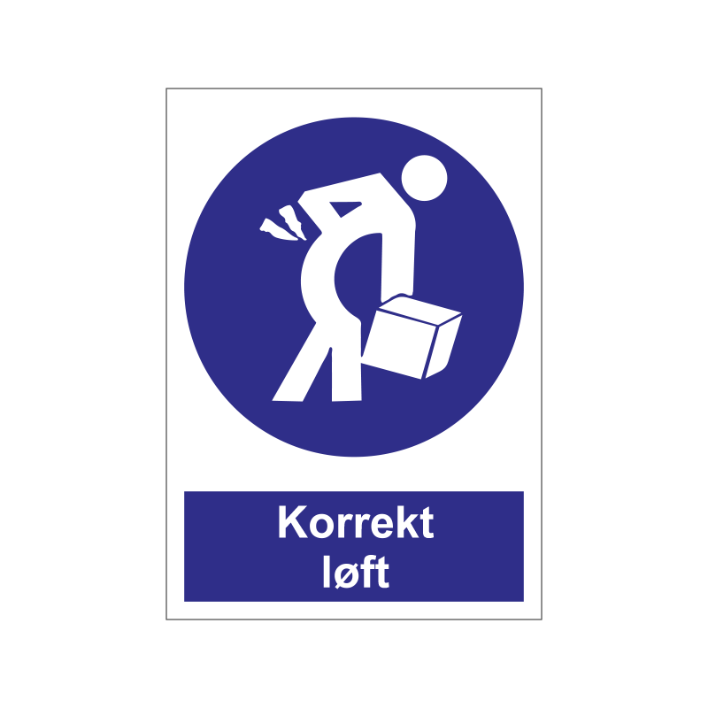 Korrekt løft