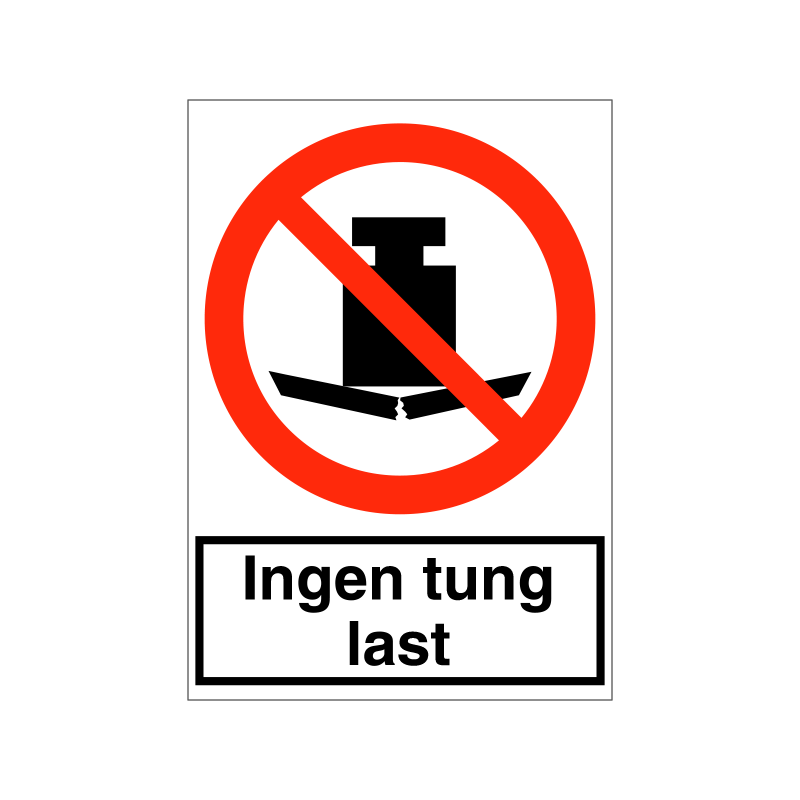 Ingen tung last