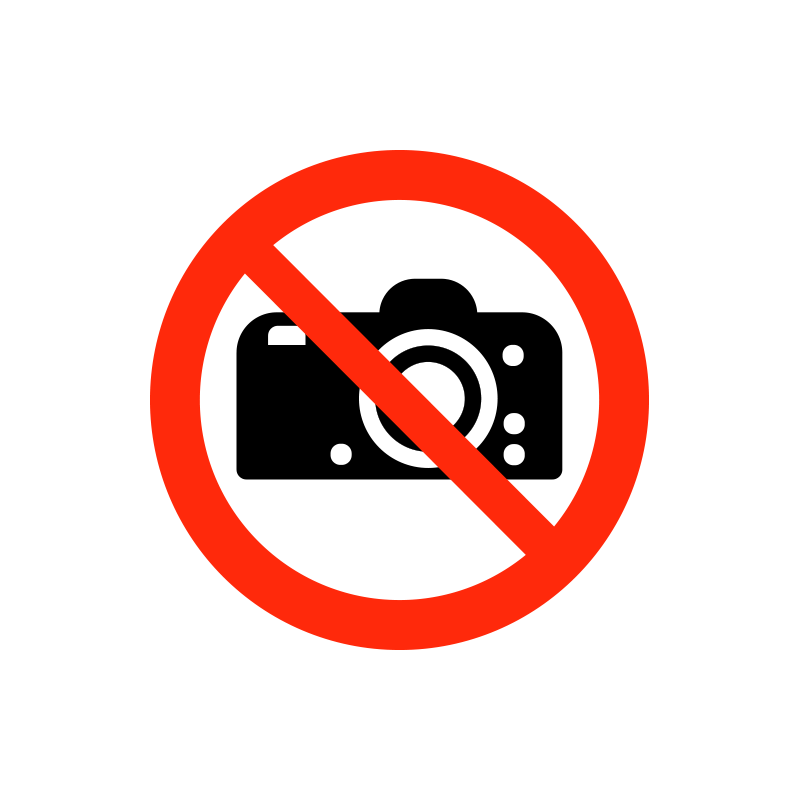 Fotografering forbudt