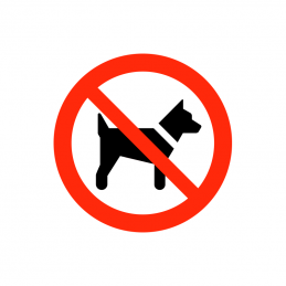 Hund forbudt