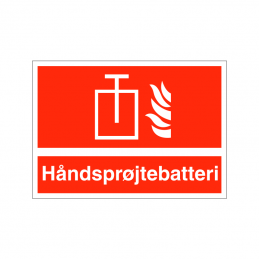 Håndsprøjtebatteri