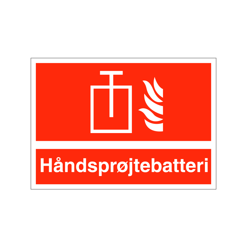 Håndsprøjtebatteri