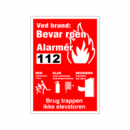 Ved brand