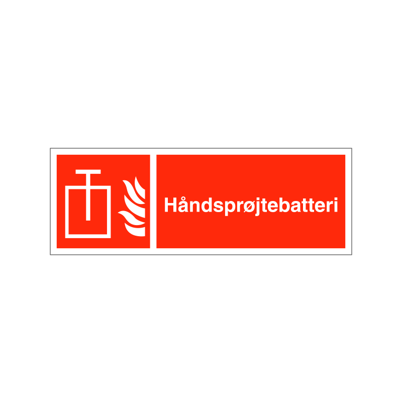 Håndsprøjtebatteri