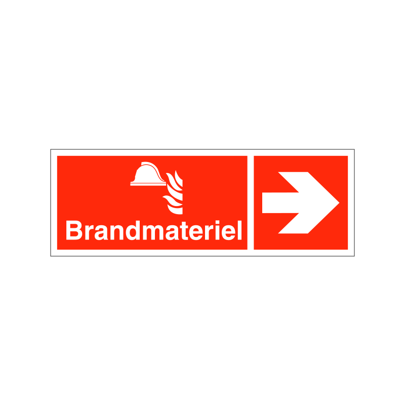 Brandmateriel mod højre