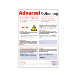 advarsel gylleanlæg
